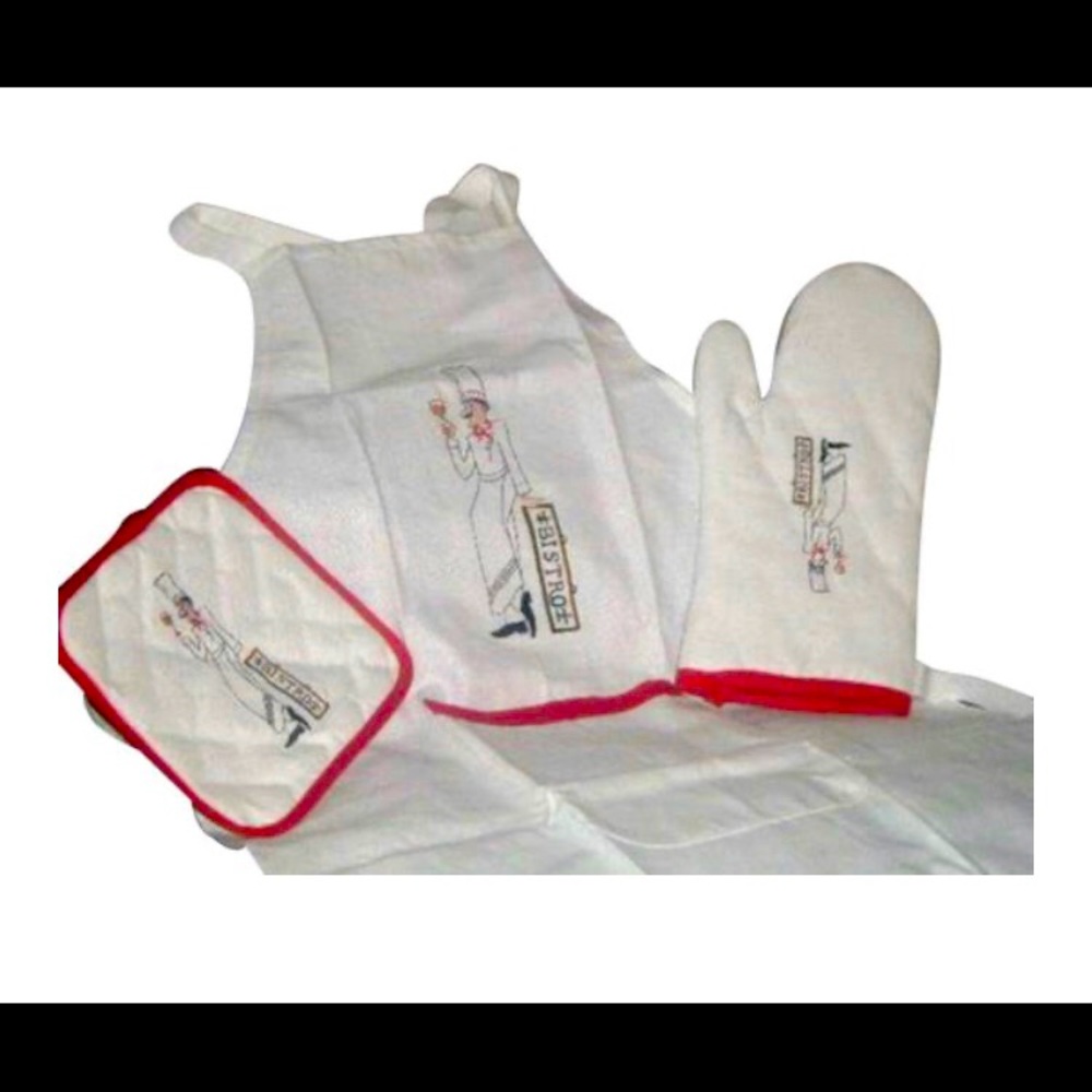 Peking handicrafts Bistro Chef Kitchen Set 3pc